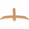 Ekena Millwork Bellingham Timber Gable Bracket, Western Red Cedar, 36"W x 21"H x 1 1/2"D x 3 1/2"F, 14/12 Pitch GBW036X21X0204BEL00SWR - alternate 2